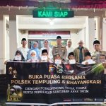 Polsek Tempuling Gelar Buka Puasa Bersama Forkopimcam dan Santuni Anak Yatim