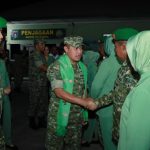 Kunker ke Kodim 0314/Inhil, Pangdam XIX/Tuanku Tambusai Disambut Gembira oleh Prajurit