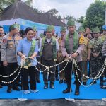 Kapolri-Titiek Soeharto Resmikan-Groundbreaking 110 Jembatan Merah Putih Presisi Riau