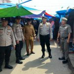Polsek Tempuling Gelar KRYD Bersama Forkopincam, Sasar Premanisme di Pasar Sungai Salak